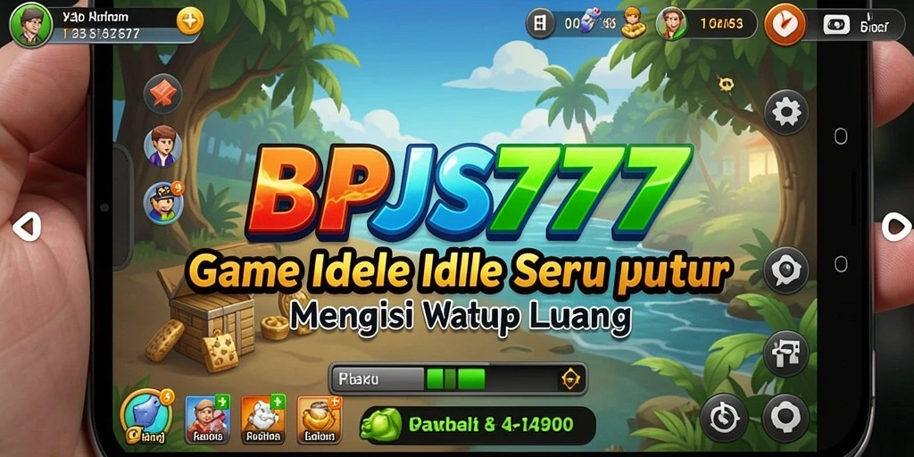 Tampilan gameplay BPJS777 dengan karakter yang sedang beraksi dalam mode Idle.