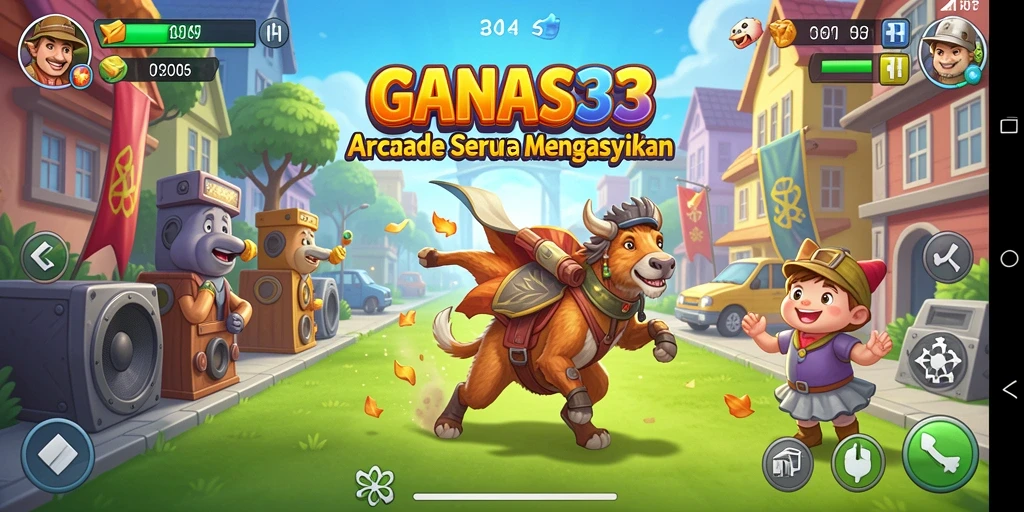 Tampilan gameplay seru dan menantang di GANAS33.