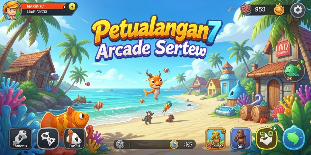 Screenshot gameplay MARINA77 menampilkan petualangan seru dan tantangan menarik.