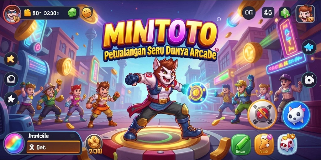 Screenshot MINITOTO menampilkan aksi gameplay Arcade yang mendebarkan.