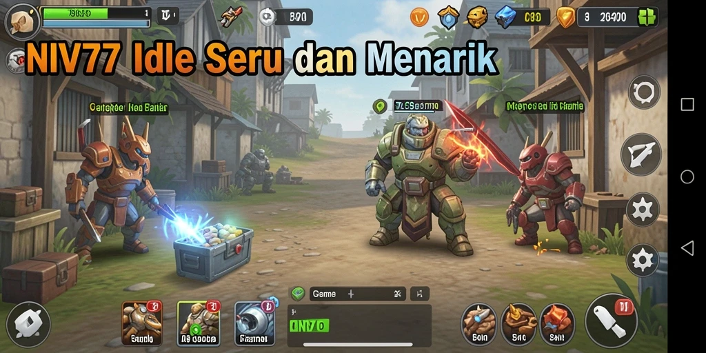 Tampilan gameplay NV77 yang seru dan menarik.
