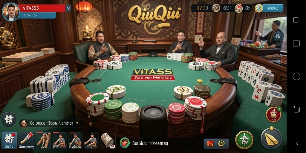 Tampilan gameplay QiuQiu yang memukau di VITA555.